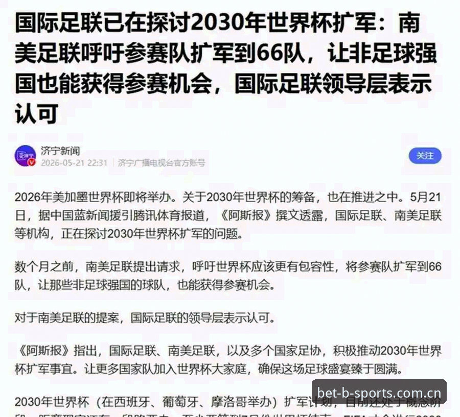 BSports官方正版下载使用技巧 2030世界杯扩军至66队?B体育娱乐平台深度评测这场足球变革对中国男足的影响